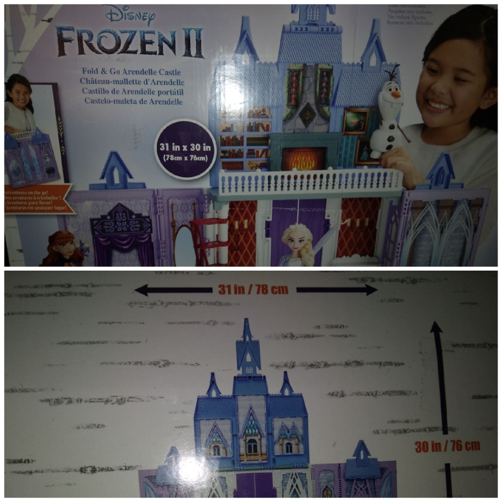 Frozen 2 fold and go castle